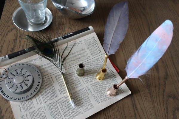 羽ペン フェザーペン ステーショナリー