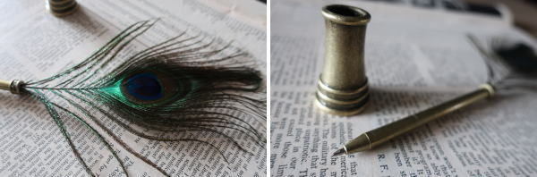 羽ペン フェザーペン ステーショナリー