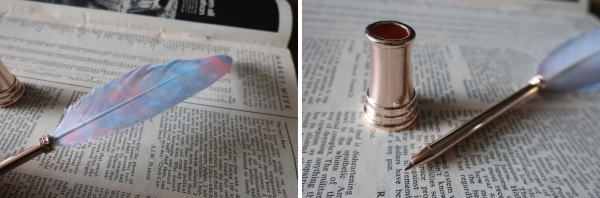 羽ペン フェザーペン ステーショナリー