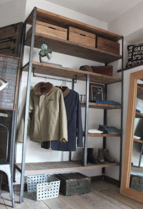 什器 シェルフ アイアン