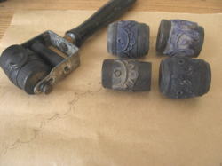 フランスのローラー式スタンプ