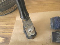 アンティークのオシャレなローラーハンコ