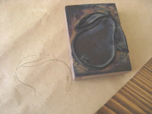 海外アンティークのハンコで製作