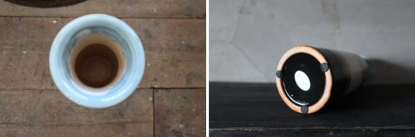 セラミック素材のおしゃれなフラワーベース