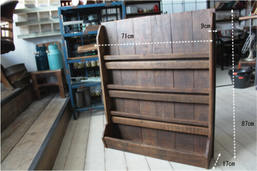 ナチュラルインテリア ブックシェルフ