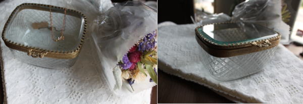 アクセサリーケース ガラス