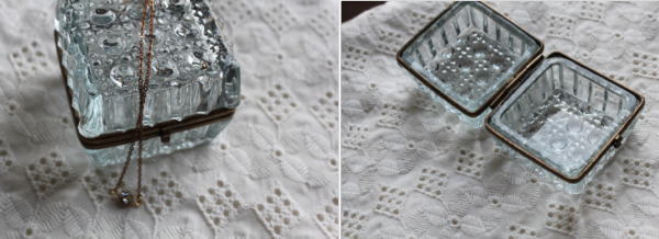 アクセサリーケース ガラス