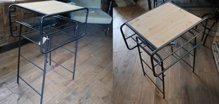 メンズライクなアイアンテーブル