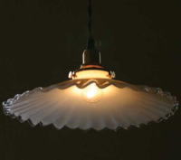 シェードランプ ガラス