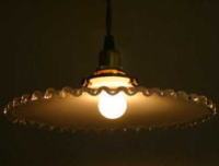 シェードランプ ガラス