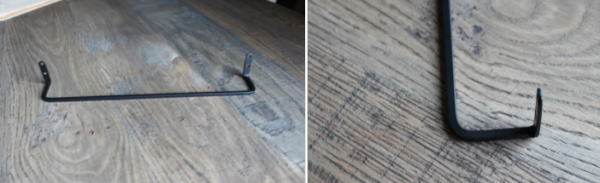 アイアンバー タオルかけ