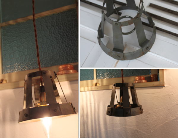 無骨な工業系な照明