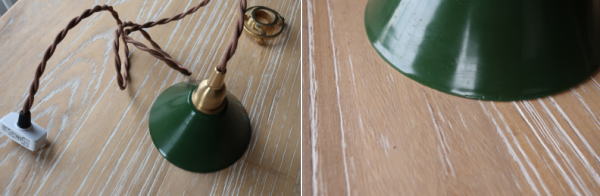 琺瑯素材がオシャレなライト