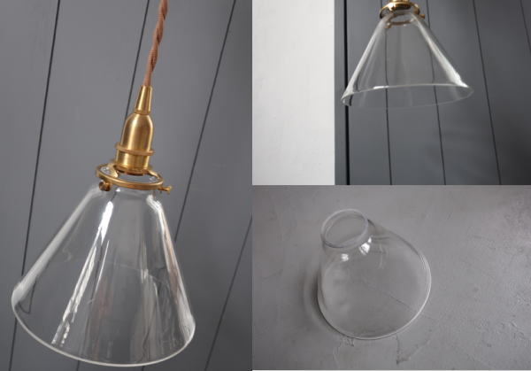 空間が明るくなるガラスの照明