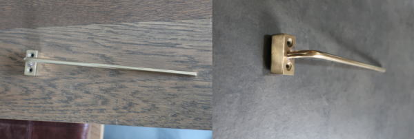 お洒落の代名詞ブラスのペーパーホルダー