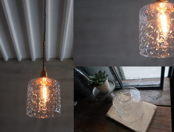 昭和レトロなガラス照明の販売