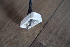 グレイカラーガラスがオシャレオシャレな照明