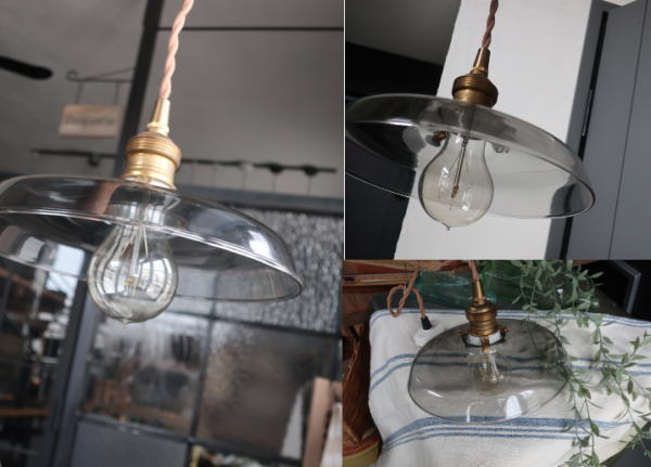 ミニマルな空間に調和する照明用ガラスシェード za152