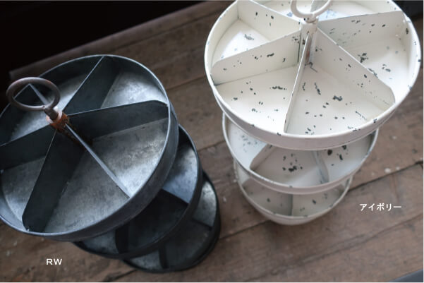 シャビーな回転棚