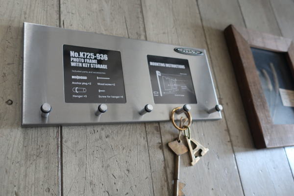 フレーム 写真入れ キーフック