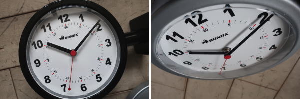 ダブルフェイスクロック