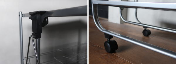 可動式のトローリースチールワゴン