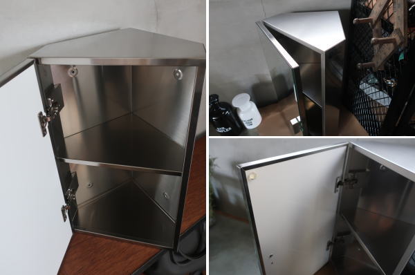 ミラー コーナー用 スチールキャビネット