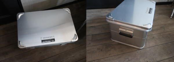 メンズライクなアルミコンテナ