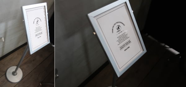 イベントに使いたいメニュースタンド