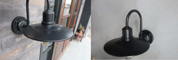 エジソン電球付きのお洒落な外灯