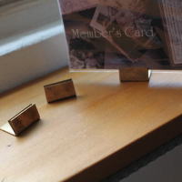 ナチュラル雑貨 損中 カードスタンド