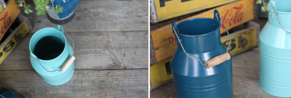 ナチュラルガーデン ミルク缶