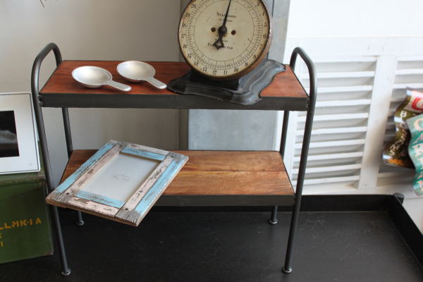 ナチュラルインテリア アイアンシェルフ