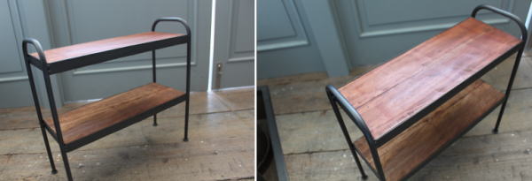 ナチュラルインテリア アイアンシェルフ