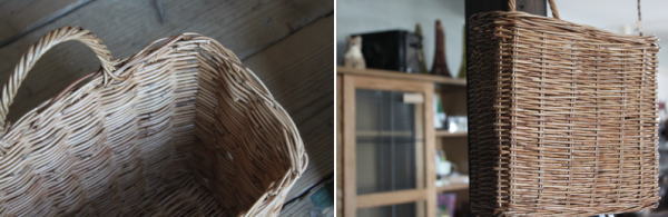 ナチュラルバスケット ラタン