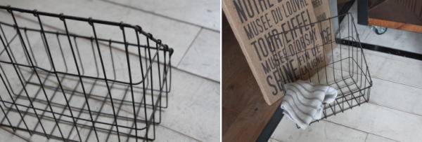 ワイヤーバスケット おしゃれディスプレイ