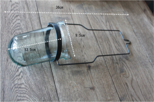 ガラス 一輪刺 ナチュラル