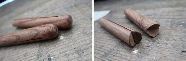 文房具 ウッドピン クリップ