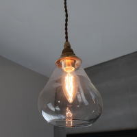 ガラスシェードランプ