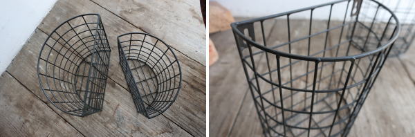 ワイヤーバスケット おしゃれディスプレイ