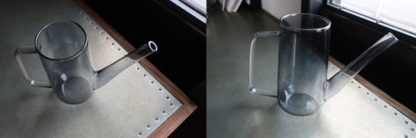 ディスプレイにもおしゃれなガラスポット