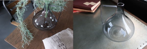 淡い色合いが魅力的なフラワーベース