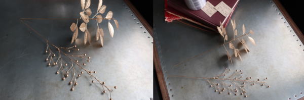 ブリキ素材がおしゃれなアートフラワー