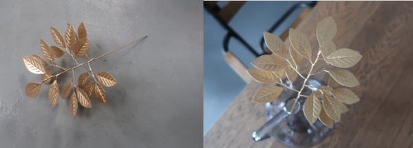 ブリキ素材がおしゃれなアートフラワー